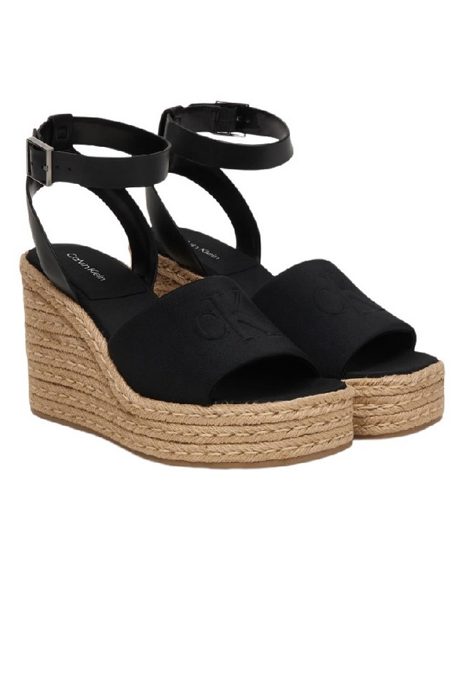 CALVIN KLEIN WEDGE ESPAD 70 NEOPR MG ΠΕΔΙΛΟ ΓΥΝΑΙΚΕΙΟ CK BLACK