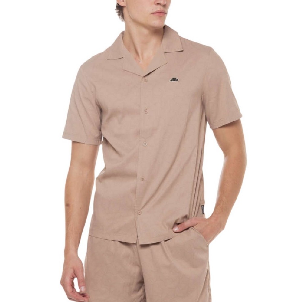 ELLESSE SARTORIA ORVIETA SHIRT ΠΟΥΚΑΜΙΣΟ ΑΝΔΡΙΚΟ BEIGE