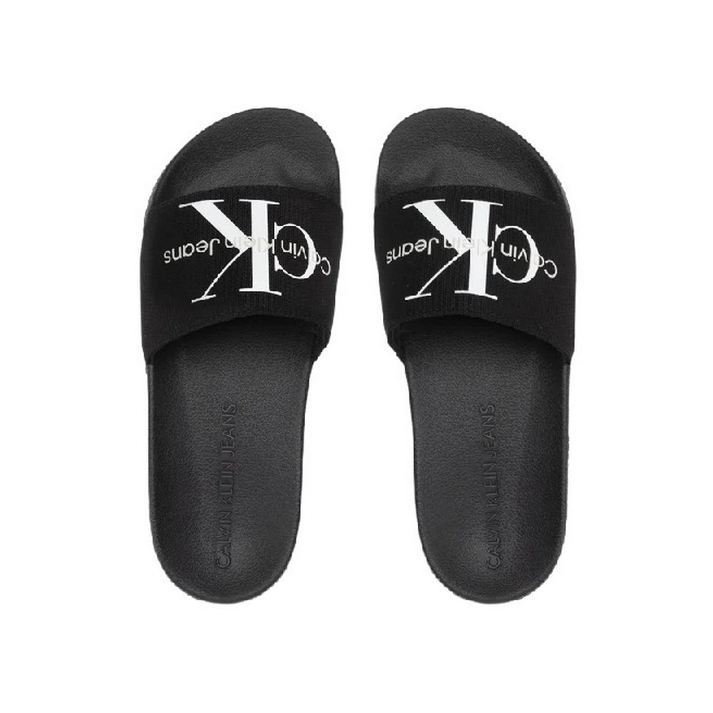 CALVIN KLEIN JEANS SLIDE MONOGRAM CO ΠΑΝΤΟΦΛΑ ΓΥΝΑΙΚΕΙΑ BLACK