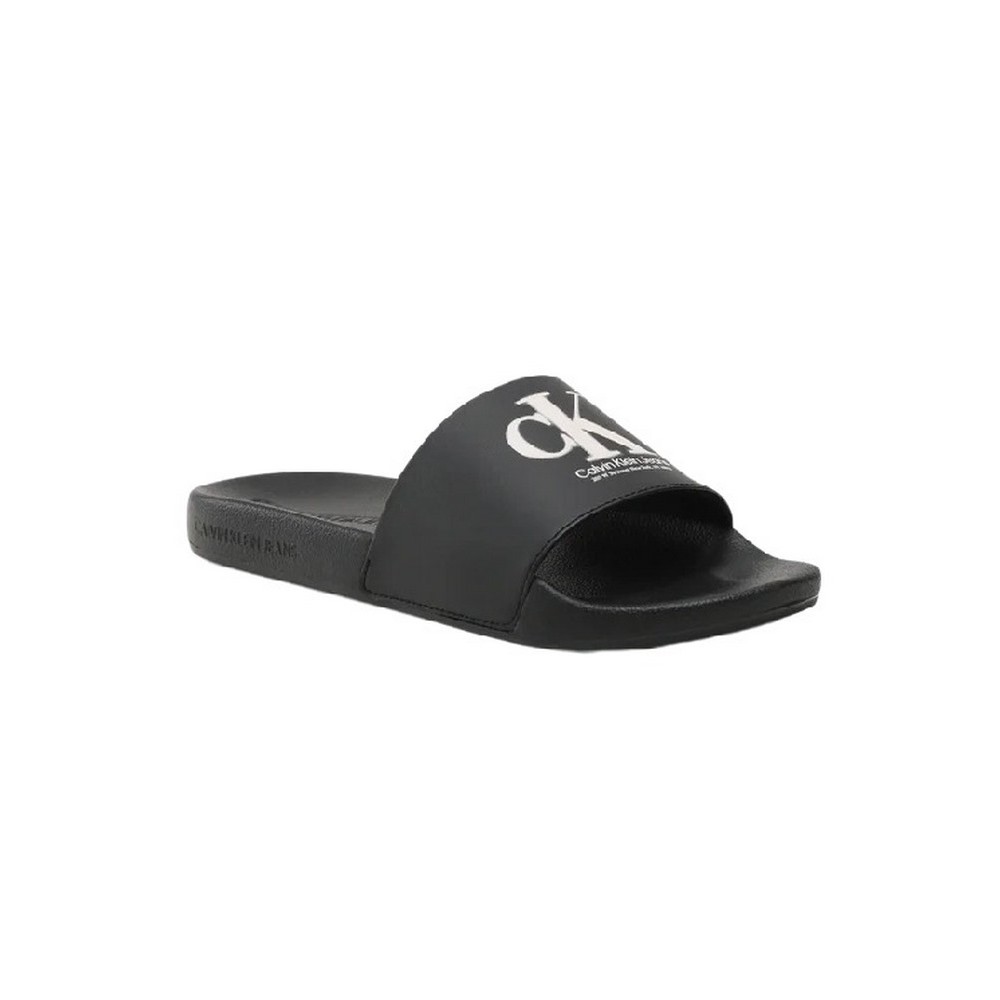 CALVIN KLEIN JEANS SLIDE OVERSIZED BRAND ΠΑΝΤΟΦΛΑ ΑΝΔΡΙΚΗ BLACK