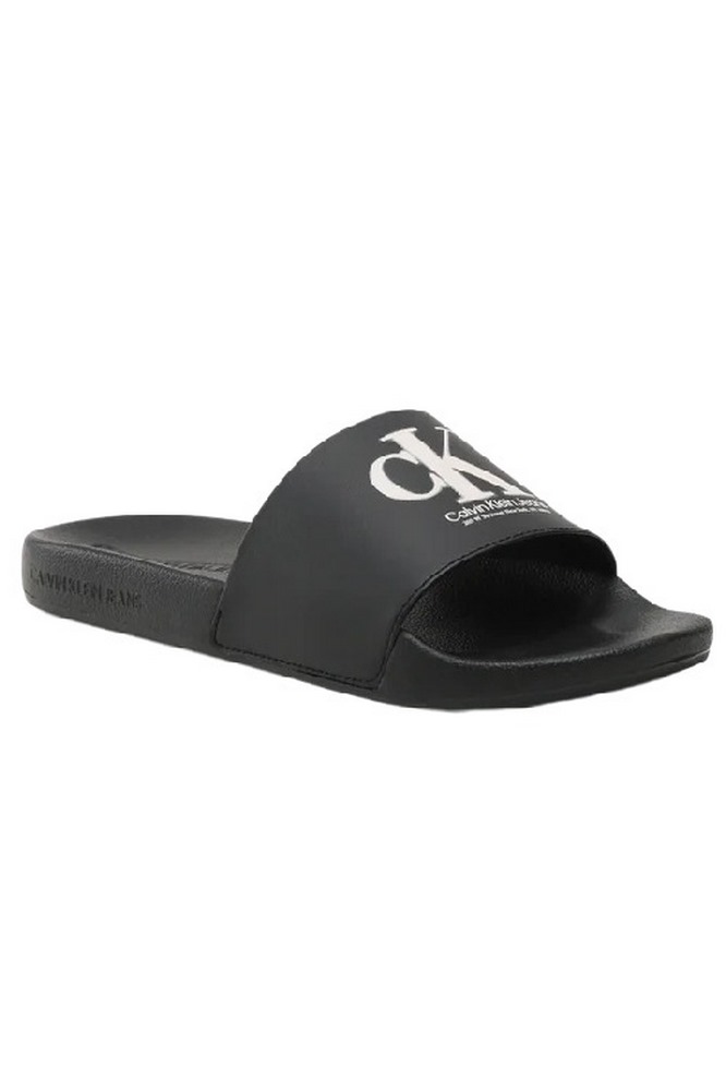 CALVIN KLEIN JEANS SLIDE OVERSIZED BRAND ΠΑΝΤΟΦΛΑ ΑΝΔΡΙΚΗ BLACK