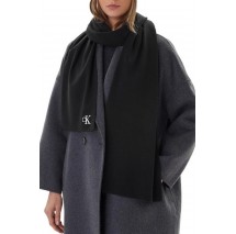 CALVIN KLEIN FINE RIB SCARF ΚΑΣΚΟΛ ΑΝΔΡΙΚΟ BLACK