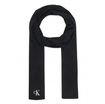 CALVIN KLEIN FINE RIB SCARF ΚΑΣΚΟΛ ΑΝΔΡΙΚΟ BLACK