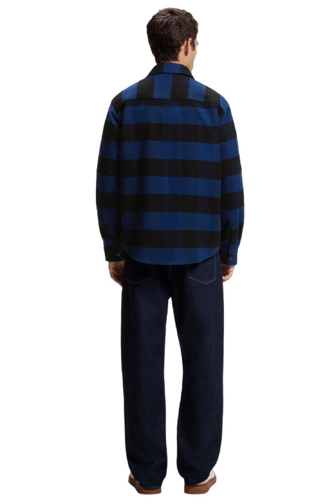 HUGO BOSS EBOLT CASUAL SHIRT ΠΟΥΚΑΜΙΣΟ ΑΝΔΡΙΚΟ BLUE