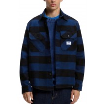 HUGO BOSS EBOLT CASUAL SHIRT ΠΟΥΚΑΜΙΣΟ ΑΝΔΡΙΚΟ BLUE