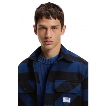 HUGO BOSS EBOLT CASUAL SHIRT ΠΟΥΚΑΜΙΣΟ ΑΝΔΡΙΚΟ BLUE
