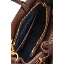 TOMMY HILFIGER AMERICAN ICON MICRO TOTE FRINGES ΤΣΑΝΤΑ ΓΥΝΑΙΚΕΙΑ BROWN