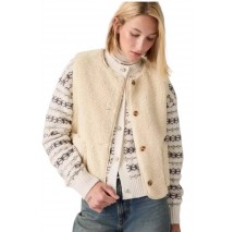 LEVIS REMA SHERPA VEST ΓΙΛΕΚΟ ΓΥΝΑΙΚΕΙΟ NEUTRALS