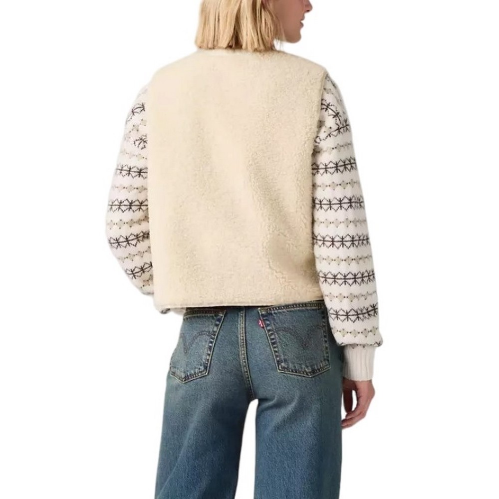 LEVIS REMA SHERPA VEST ΓΙΛΕΚΟ ΓΥΝΑΙΚΕΙΟ NEUTRALS