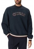 GUESS MACON CN BOUCLE SWEATSHIRT ΜΠΛΟΥΖΑ ΦΟΥΤΕΡ ΑΝΔΡΙΚΗ NAVY