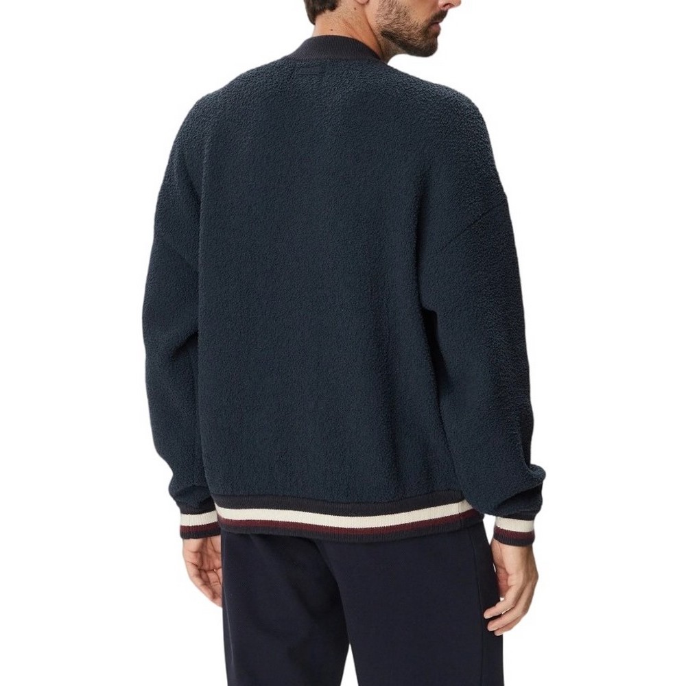 GUESS MACON CN BOUCLE SWEATSHIRT ΜΠΛΟΥΖΑ ΦΟΥΤΕΡ ΑΝΔΡΙΚΗ NAVY