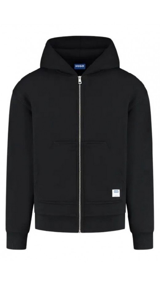 HUGO BOSS SWEATSHIRT NESTODI ΖΑΚΕΤΑ ΦΟΥΤΕΡ ΑΝΔΡΙΚΗ BLACK