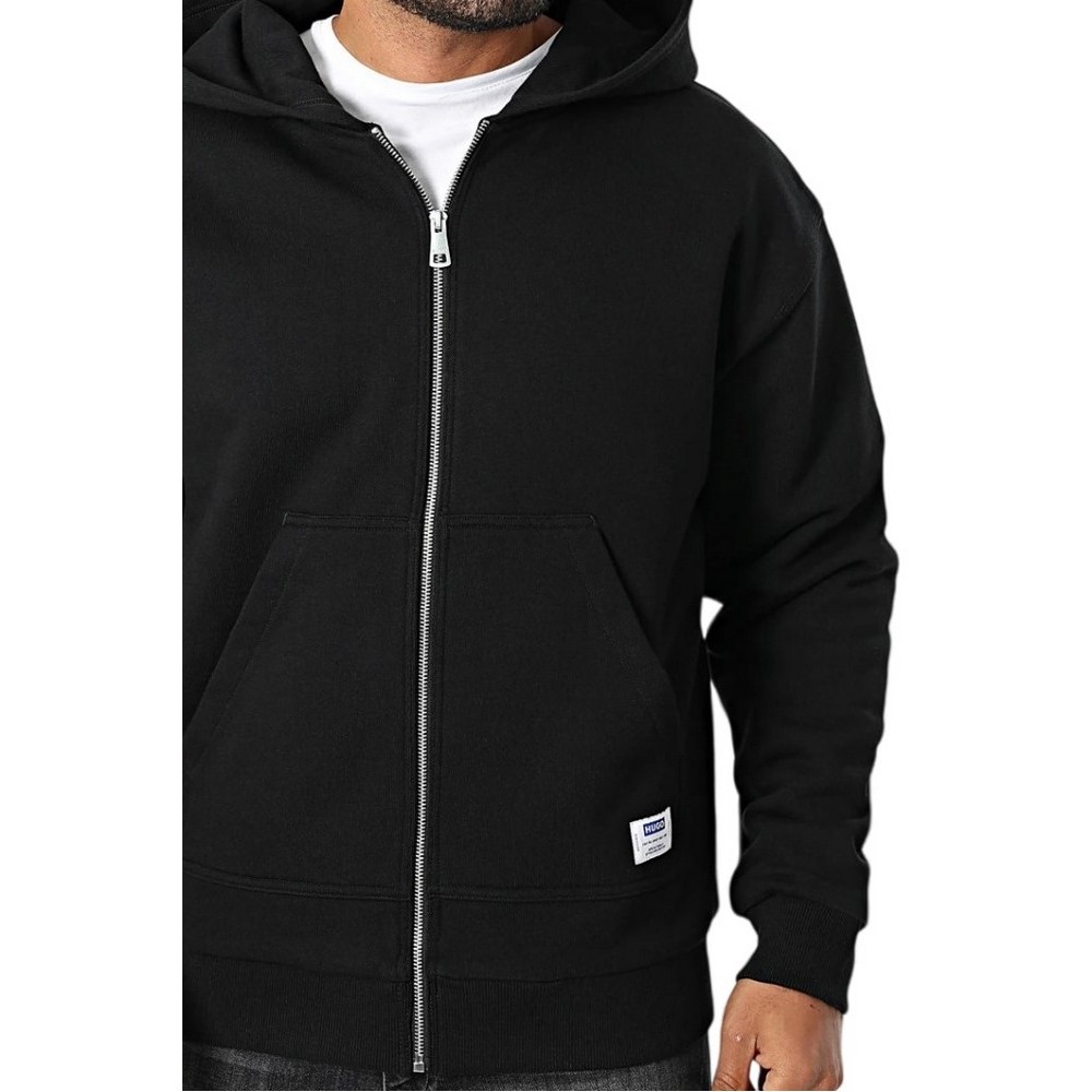 HUGO BOSS SWEATSHIRT NESTODI ΖΑΚΕΤΑ ΦΟΥΤΕΡ ΑΝΔΡΙΚΗ BLACK