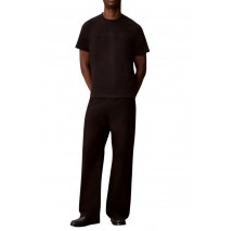 CALVIN KLEIN JEANS 20S EU CAPS FONT CLVIN KLEIN T-SHIRT ΜΠΛΟΥΖΑ ΑΝΔΡΙΚΗ BLACK