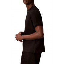 CALVIN KLEIN JEANS 20S EU CAPS FONT CLVIN KLEIN T-SHIRT ΜΠΛΟΥΖΑ ΑΝΔΡΙΚΗ BLACK