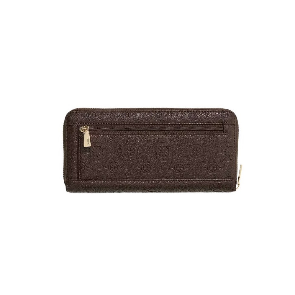 GUESS BLAKE SLG LARGE ZIP AROUND ΠΟΡΤΟΦΟΛΙ ΓΥΝΑΙΚΕΙΟ BROWN
