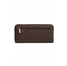 GUESS BLAKE SLG LARGE ZIP AROUND ΠΟΡΤΟΦΟΛΙ ΓΥΝΑΙΚΕΙΟ BROWN