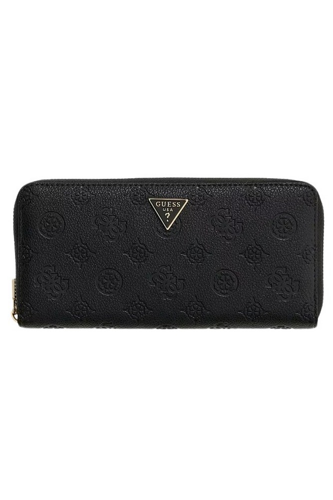 GUESS BLAKE SLG LARGE ZIP AROUND ΠΟΡΤΟΦΟΛΙ ΓΥΝΑΙΚΕΙΟ BLACK