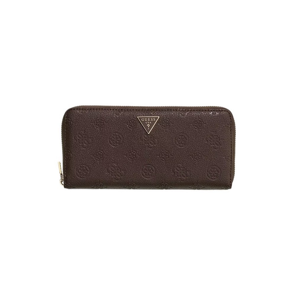 GUESS BLAKE SLG LARGE ZIP AROUND ΠΟΡΤΟΦΟΛΙ ΓΥΝΑΙΚΕΙΟ BROWN