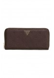 GUESS BLAKE SLG LARGE ZIP AROUND ΠΟΡΤΟΦΟΛΙ ΓΥΝΑΙΚΕΙΟ BROWN