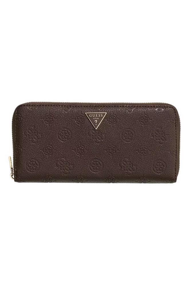 GUESS BLAKE SLG LARGE ZIP AROUND ΠΟΡΤΟΦΟΛΙ ΓΥΝΑΙΚΕΙΟ BROWN