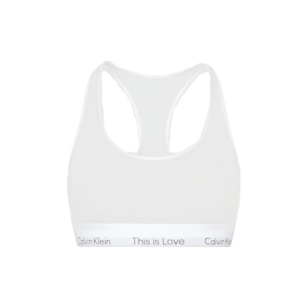 CALVIN KLEIN JEANS UNINED BRALETTE ΕΣΩΡΟΥΧΟ ΓΥΝΑΙΚΕΙΟ WHITE