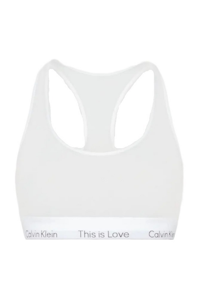 CALVIN KLEIN JEANS UNINED BRALETTE ΕΣΩΡΟΥΧΟ ΓΥΝΑΙΚΕΙΟ WHITE