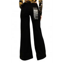 VERSACE JEANS COUTURE FLARE LOW WAIST STELLA RIC.VJC ΠΑΝΤΕΛΟΝΙ ΓΥΝΑΙΚΕΙΟ BLACK DENIM