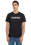 GUESS METALLIC T-SHIRT ΜΠΛΟΥΖΑ ΑΝΔΡΙΚΗ BLACK