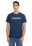 GUESS METALLIC T-SHIRT ΜΠΛΟΥΖΑ ΑΝΔΡΙΚΗ NAVY