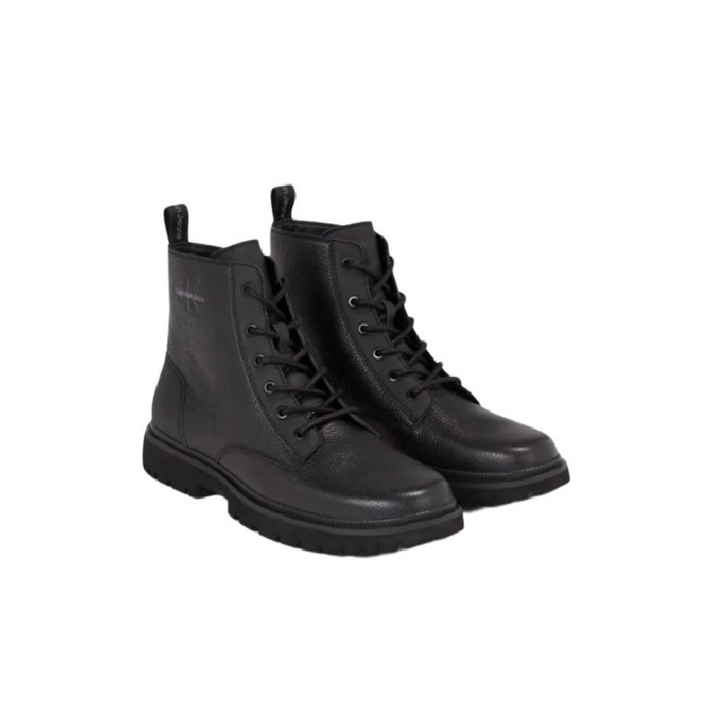 CALVIN KLEIN JEANS EVA MID LACEUP BOOT LTH ΠΑΠΟΥΤΣΙ ΑΝΔΡΙΚΟ BLACK