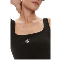 CALVIN KLEIN JEANS RIB TANK TOP ΤΟΠ ΓΥΝΑΙΚΕΙΟ BLACK