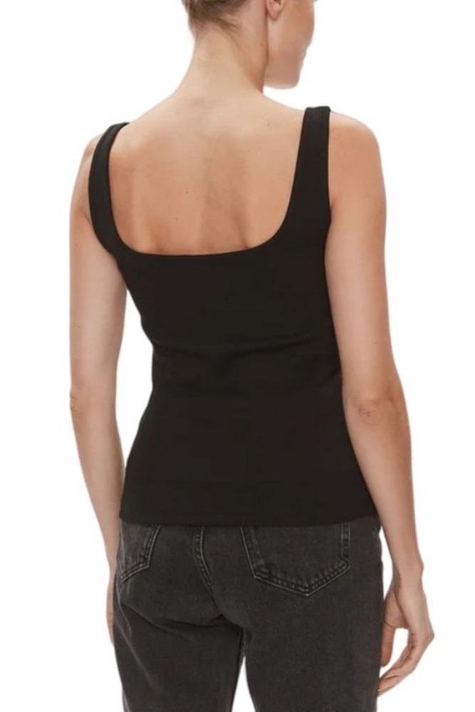 CALVIN KLEIN JEANS RIB TANK TOP ΤΟΠ ΓΥΝΑΙΚΕΙΟ BLACK