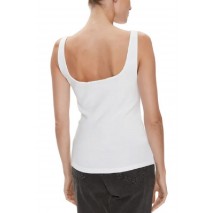 CALVIN KLEIN JEANS RIB TANK TOP ΤΟΠ ΓΥΝΑΙΚΕΙΟ BRIGHT WHITE