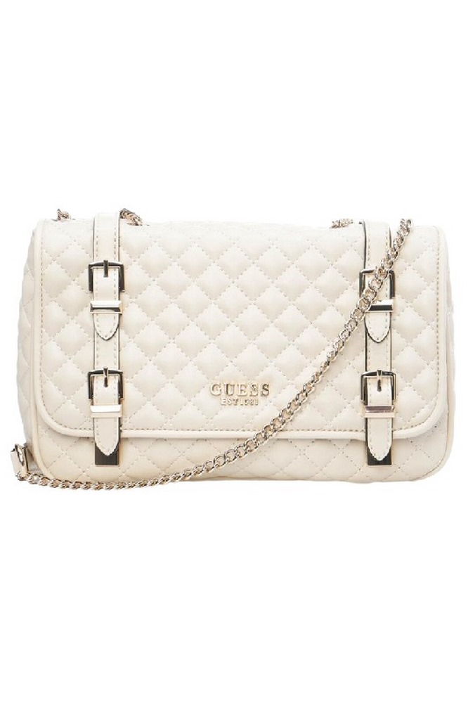 GUESS ADAM CONVERTIBLE XBODY FLAP ΤΣΑΝΤΑ ΓΥΝΑΙΚΕΙΑ ECRU