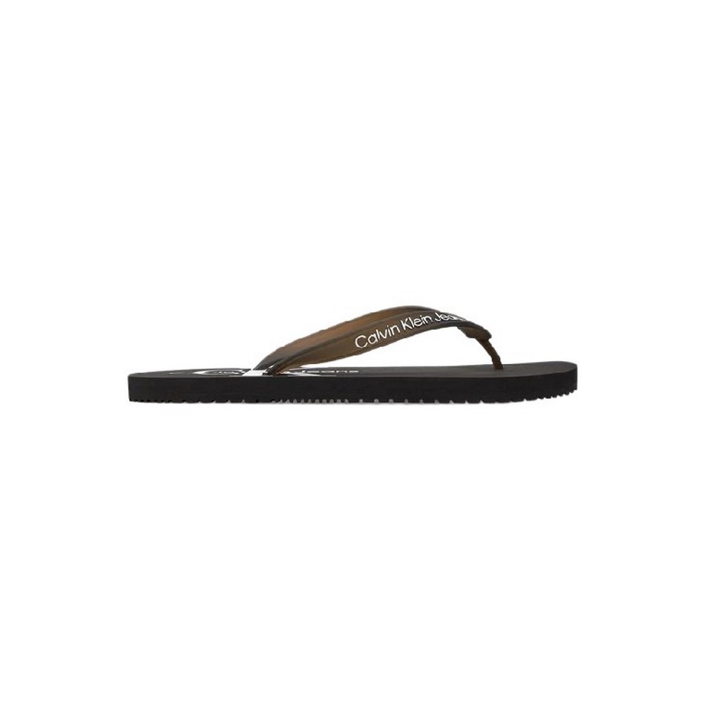 CALVIN KLEIN JEANS BEACH SANDAL MONOGRAM ΠΑΝΤΟΦΛΑ  ΑΝΔΡΙΚΗ BLACK