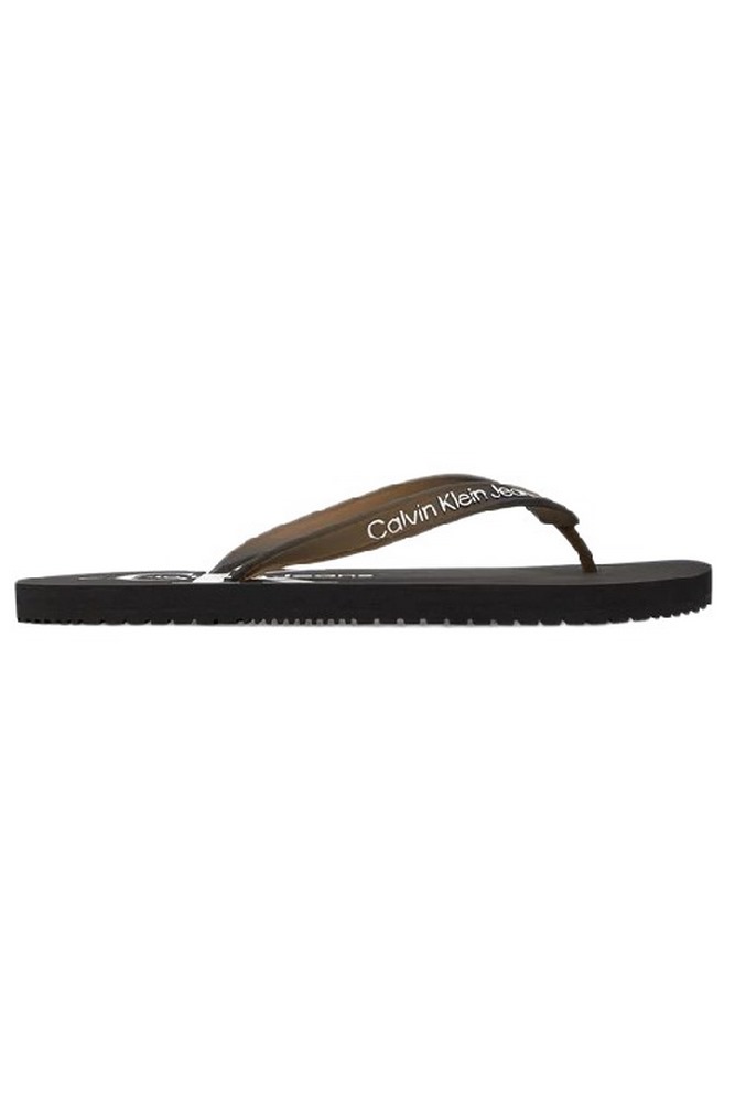 CALVIN KLEIN JEANS BEACH SANDAL MONOGRAM ΠΑΝΤΟΦΛΑ  ΑΝΔΡΙΚΗ BLACK