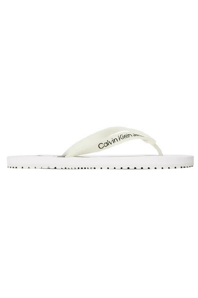 CALVIN KLEIN JEANS BEACH SANDAL MONOGRAM ΠΑΝΤΟΦΛΑ  ΑΝΔΡΙΚΗ WHITE