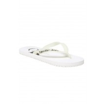 CALVIN KLEIN JEANS BEACH SANDAL MONOGRAM ΠΑΝΤΟΦΛΑ  ΑΝΔΡΙΚΗ WHITE