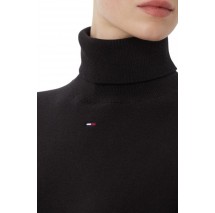 TOMMY JEANS ESS TURTLENECK SWEATER DRESS ΦΟΡΕΜΑ ΓΥΝΑΙΚΕΙΟ BLACK