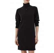TOMMY JEANS ESS TURTLENECK SWEATER DRESS ΦΟΡΕΜΑ ΓΥΝΑΙΚΕΙΟ BLACK