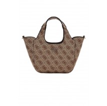 GUESS CALISTA 2 IN 1 MINI TOTE ΤΣΑΝΤΑ ΓΥΝΑΙΚΕΙΑ LATTE