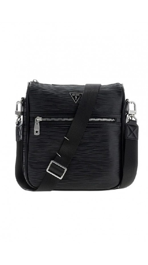 GUESS MILANO CROSSBODY 2 HMMIPWP6217 ΤΣΑΝΤΑ ΑΝΔΡΙΚΗ BLACK