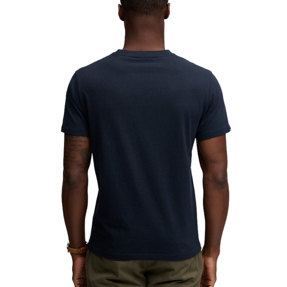 SUPERDRY ESSENTIAL COMPANY LOGO T-SHIRT ΜΠΛΟΥΖΑ ΑΝΔΡΙΚΗ DARK NAVY