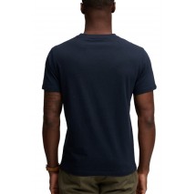 SUPERDRY ESSENTIAL COMPANY LOGO T-SHIRT ΜΠΛΟΥΖΑ ΑΝΔΡΙΚΗ DARK NAVY