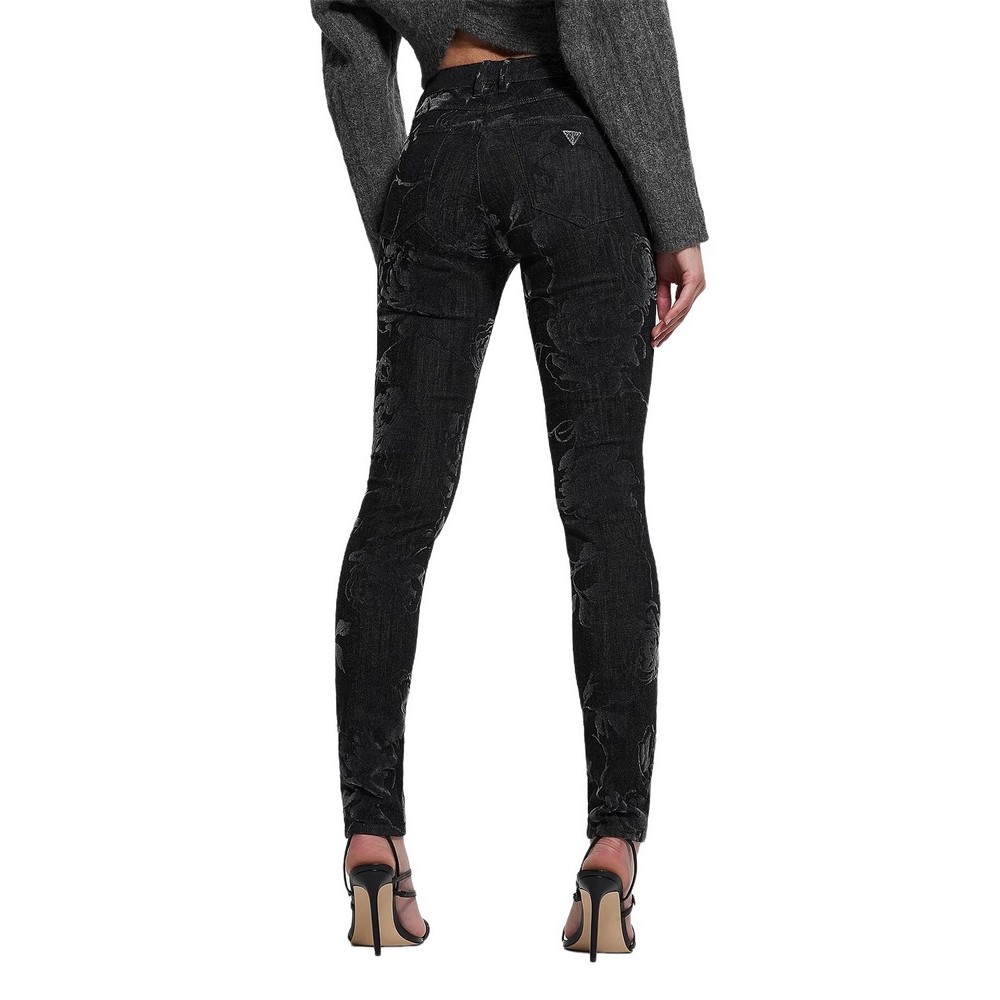 GUESS 1981 SKINNY ΠΑΝΤΕΛΟΝΙ ΓΥΝΑΙΚΕΙΟ BLACK