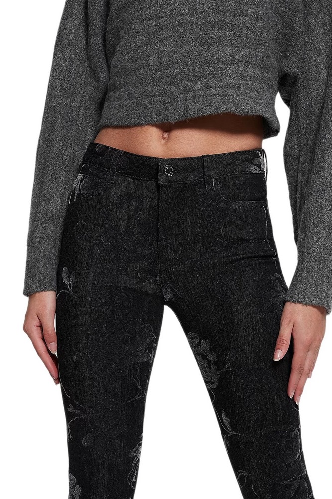 GUESS 1981 SKINNY ΠΑΝΤΕΛΟΝΙ ΓΥΝΑΙΚΕΙΟ BLACK