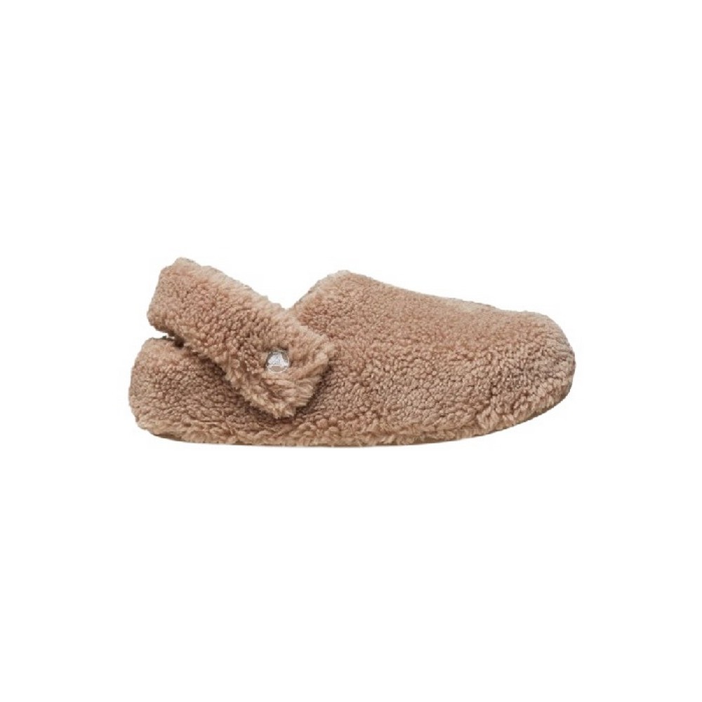 CROCS CLASSIC COZZZY SLIPPER ΠΑΝΤΟΦΛΑ UNISEX LATTE