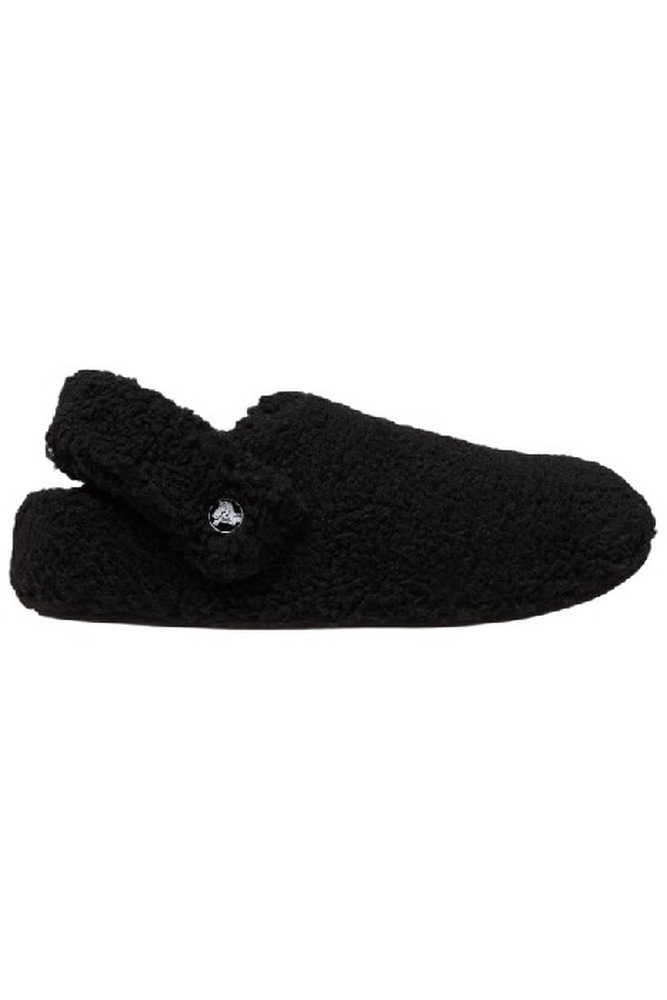 CROCS CLASSIC COZZZY SLIPPER ΠΑΝΤΟΦΛΑ UNISEX BLACK