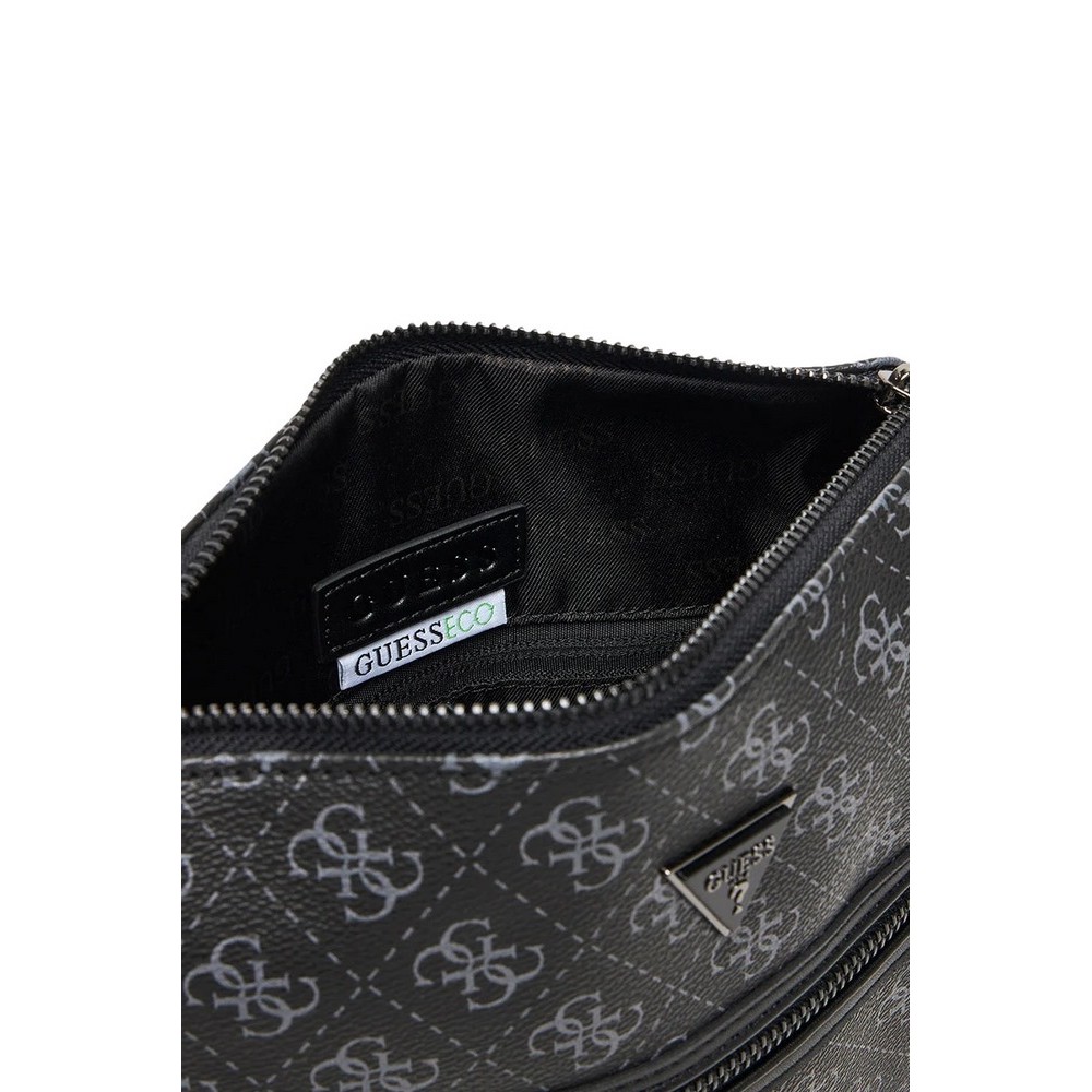 GUESS MILANO CROSSBODY 2 HMMILOP5417 ΤΣΑΝΤΑ ΑΝΔΡΙΚΗ BLACK/GREY
